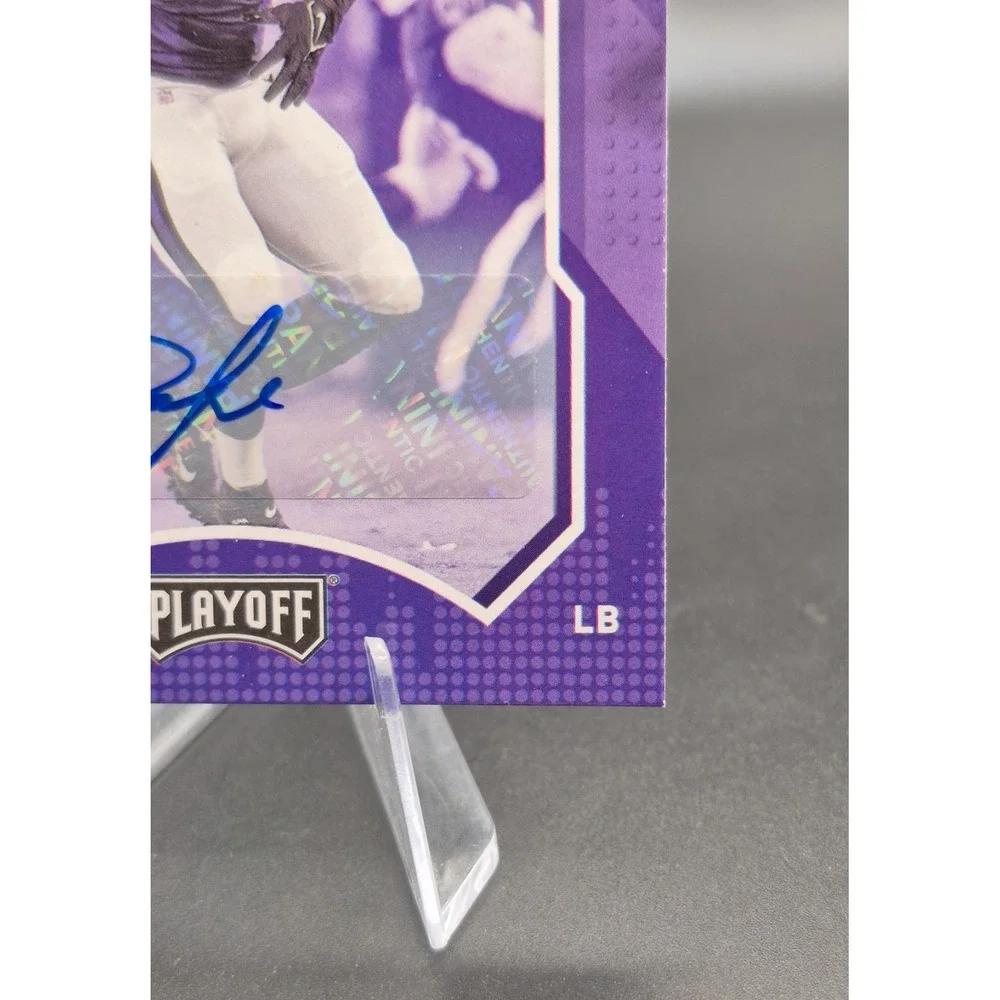 2021 Panini Playoff Odafe Oweh #255 Red Zone Autograph (RC) Baltimore Ravens